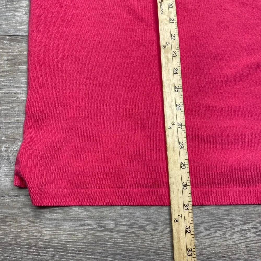 Polo Ralph Lauren Mesh Polo Mens XXL Pink Classic Fit Short Sleeve Casual Golf